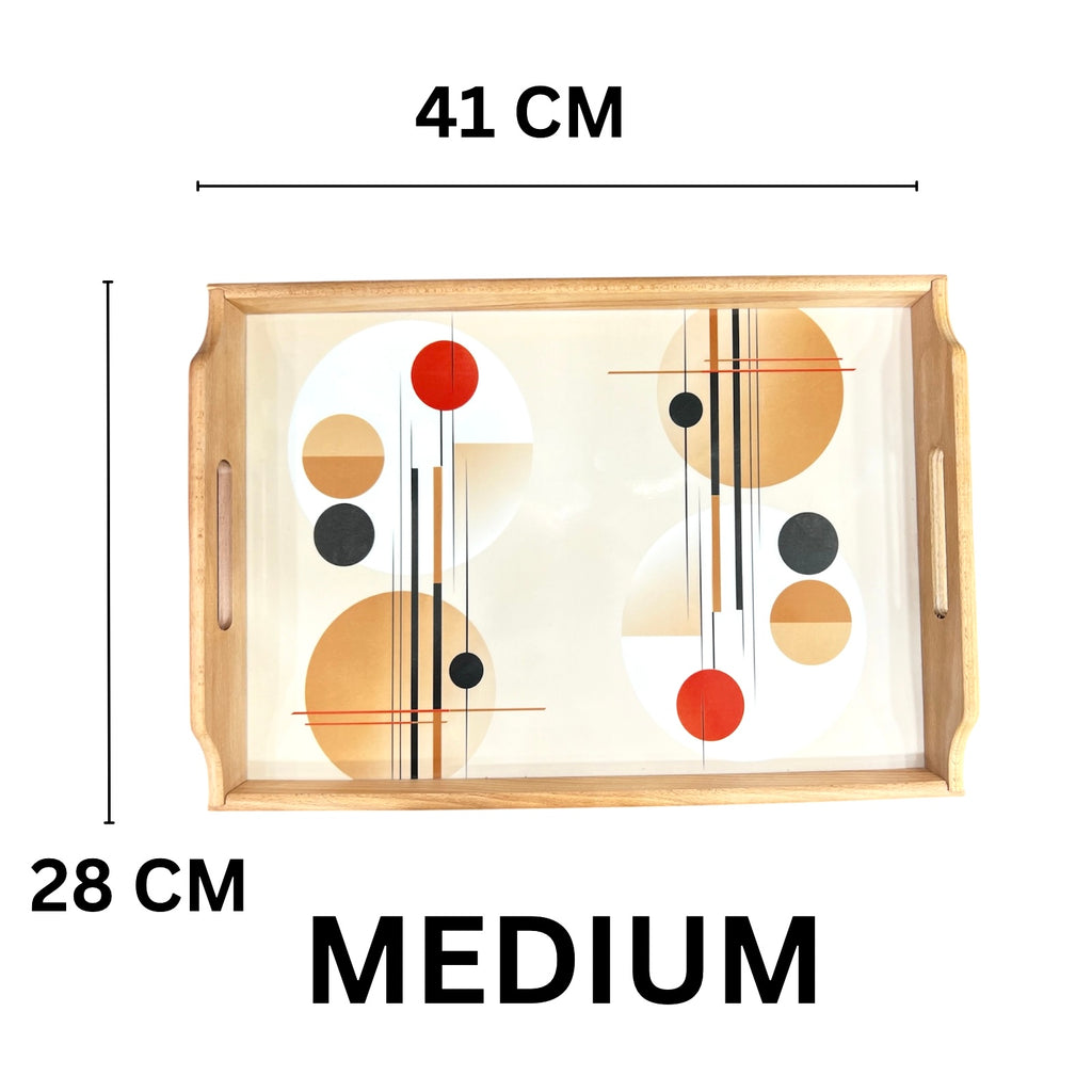 Desert Stripe Tray Set