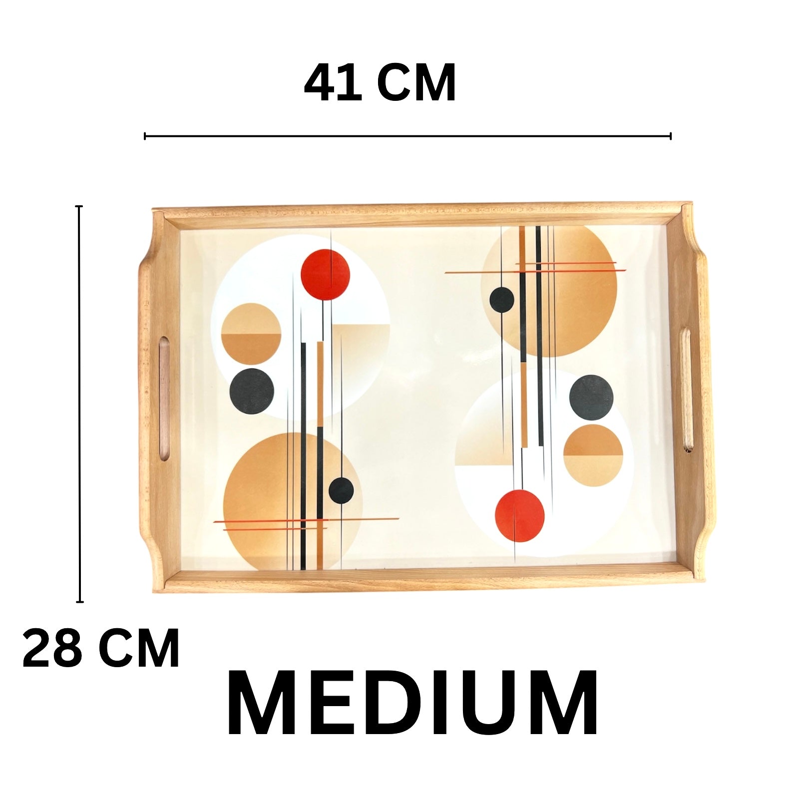 Desert Stripe Tray Set