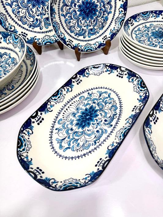 Blue Flora Dish