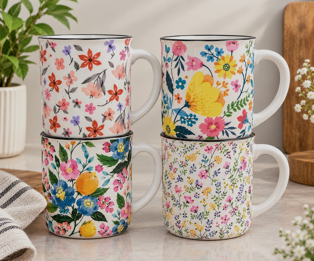 Floral Garden Mug Set