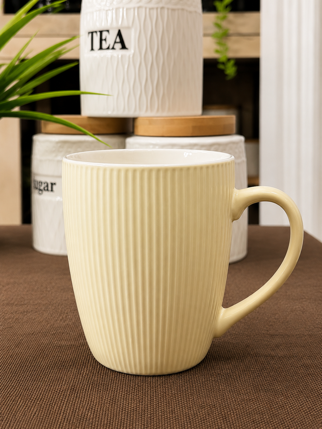 Premium Ribbed Mugs