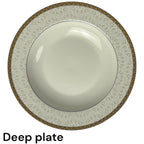 Golden Lace Plate Set