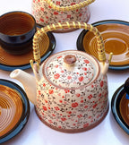 Floral Flame Teapot