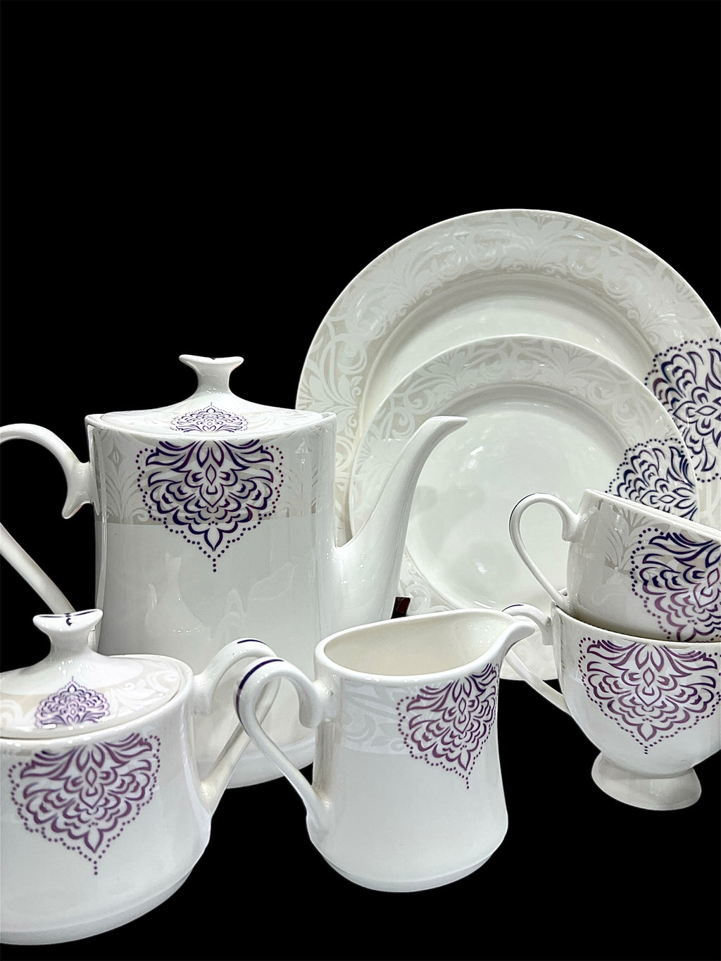 Violet Whisper Tea Set
