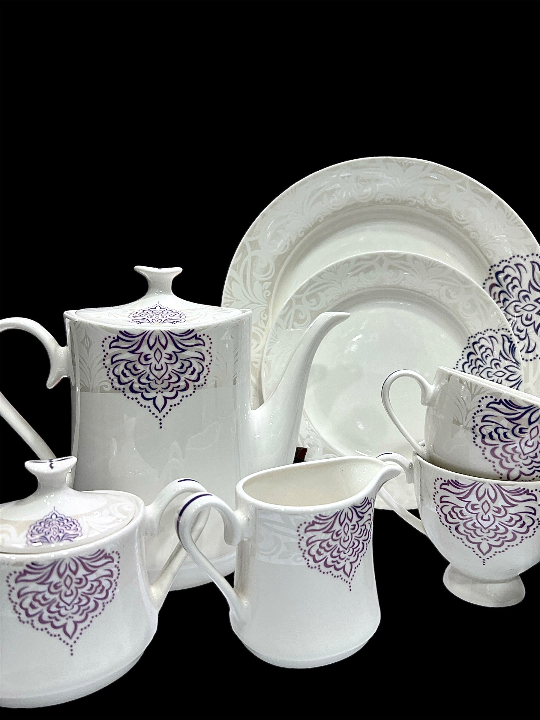 Violet Whisper Tea Set