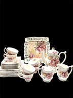 Floral Majesty Tea Set