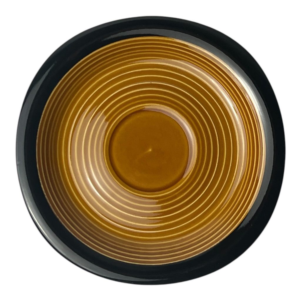 Amber Noir Cups and Saucers