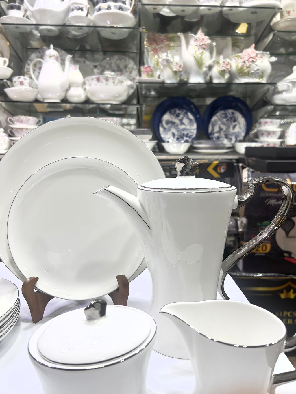 Silver Serenity Tea Set