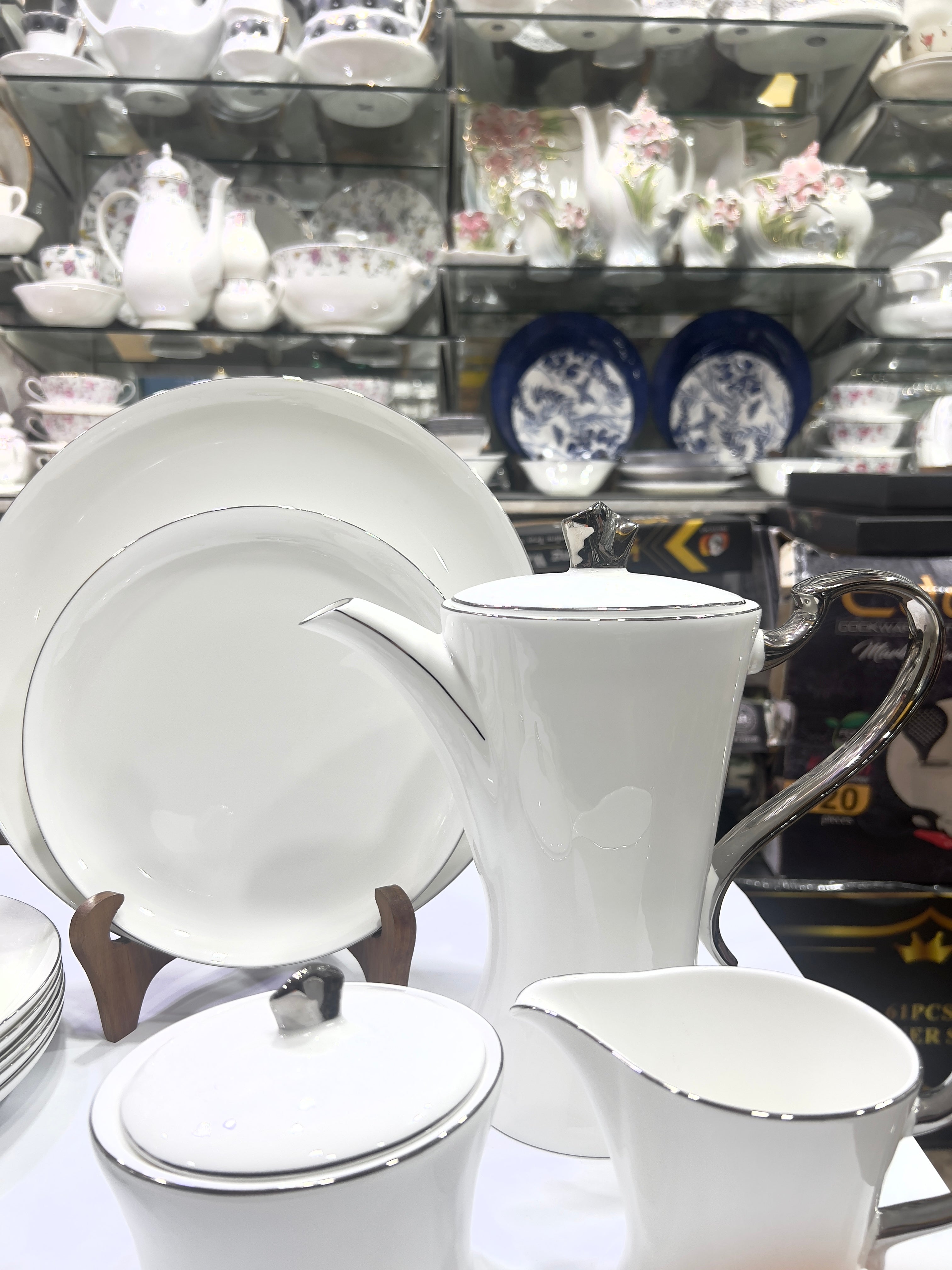 Silver Serenity Tea Set