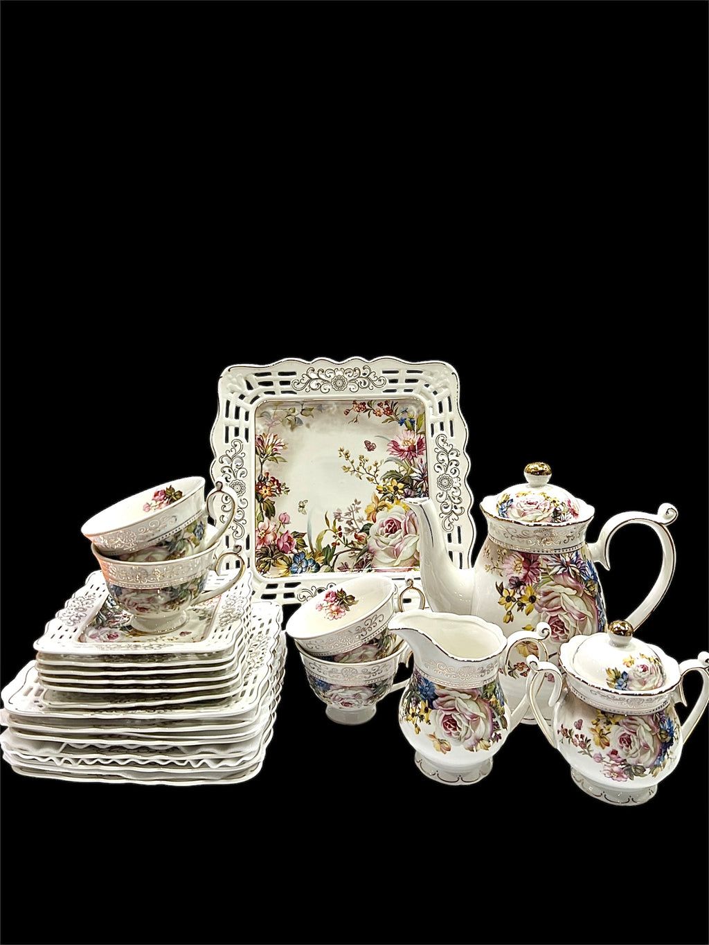 Royal Garden Tea Set