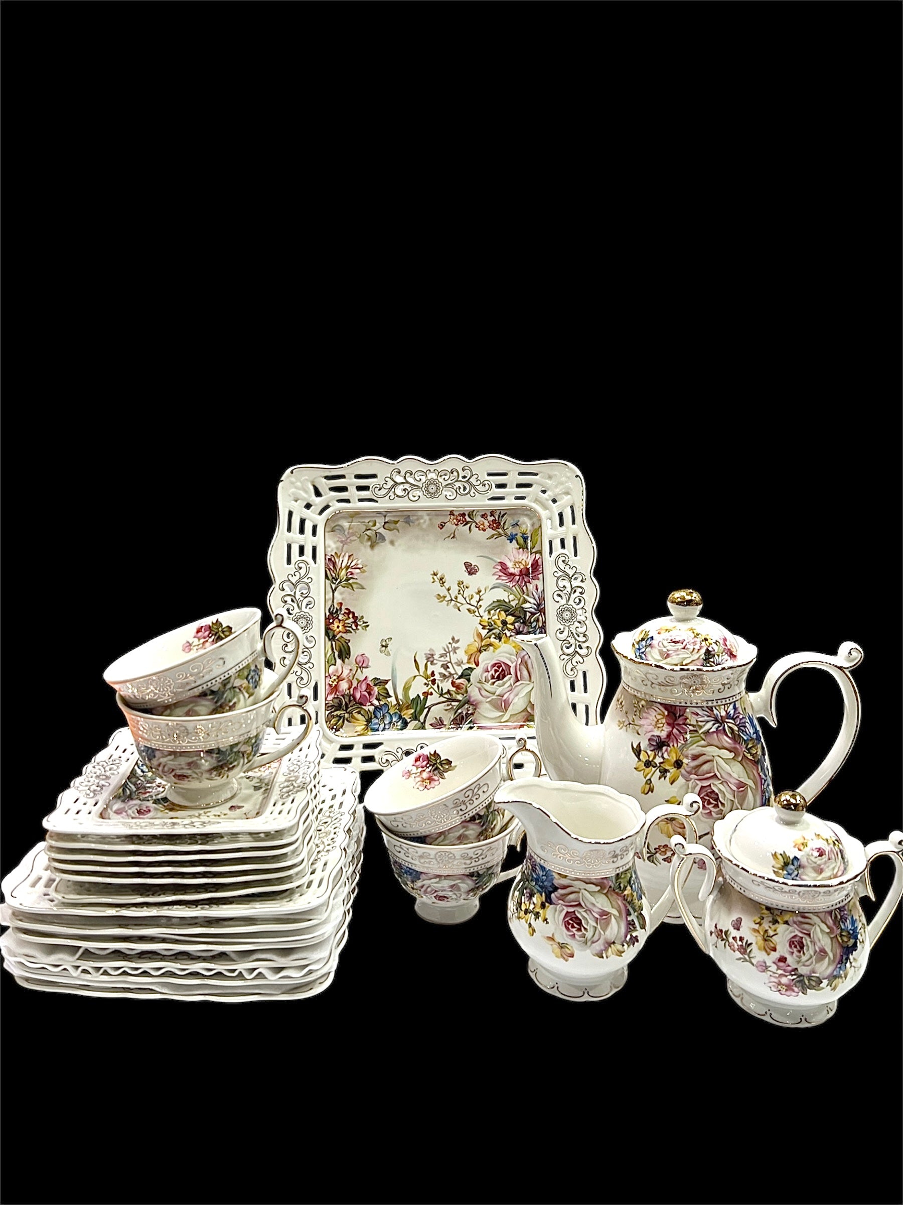 Royal Garden Tea Set