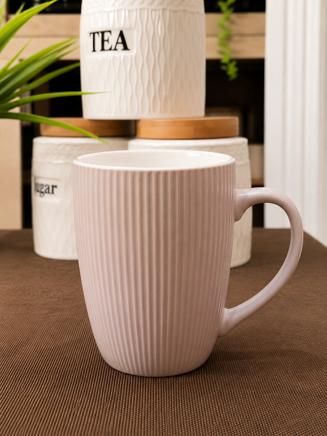 Premium Ribbed Mugs
