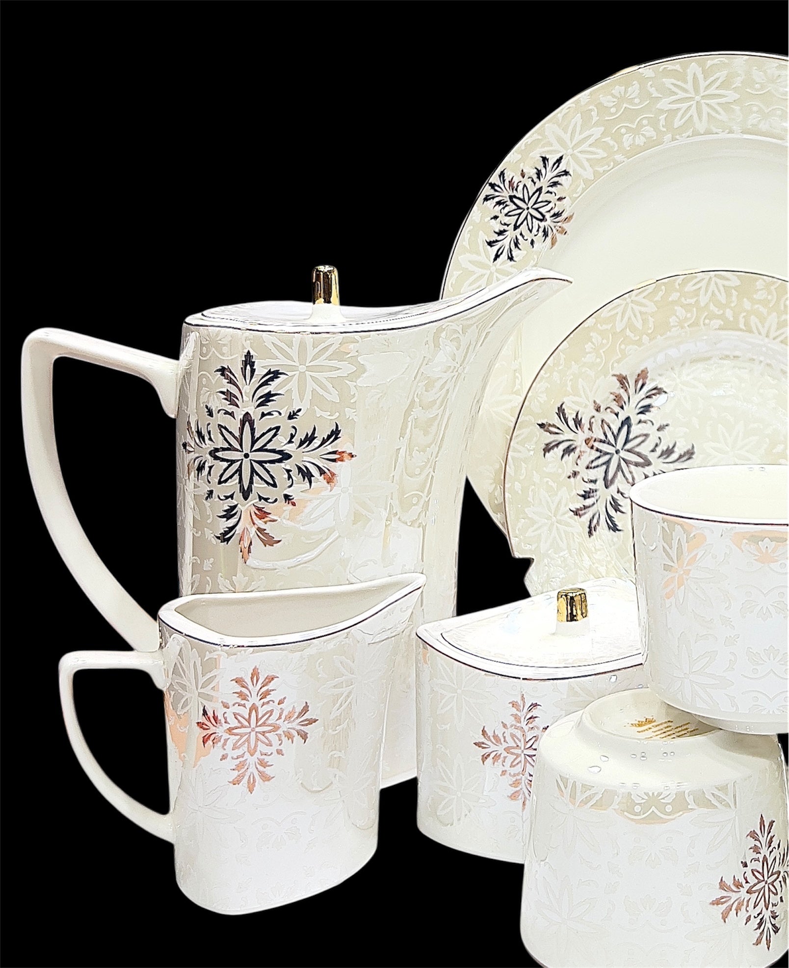 Ivory Elegance Tea Set