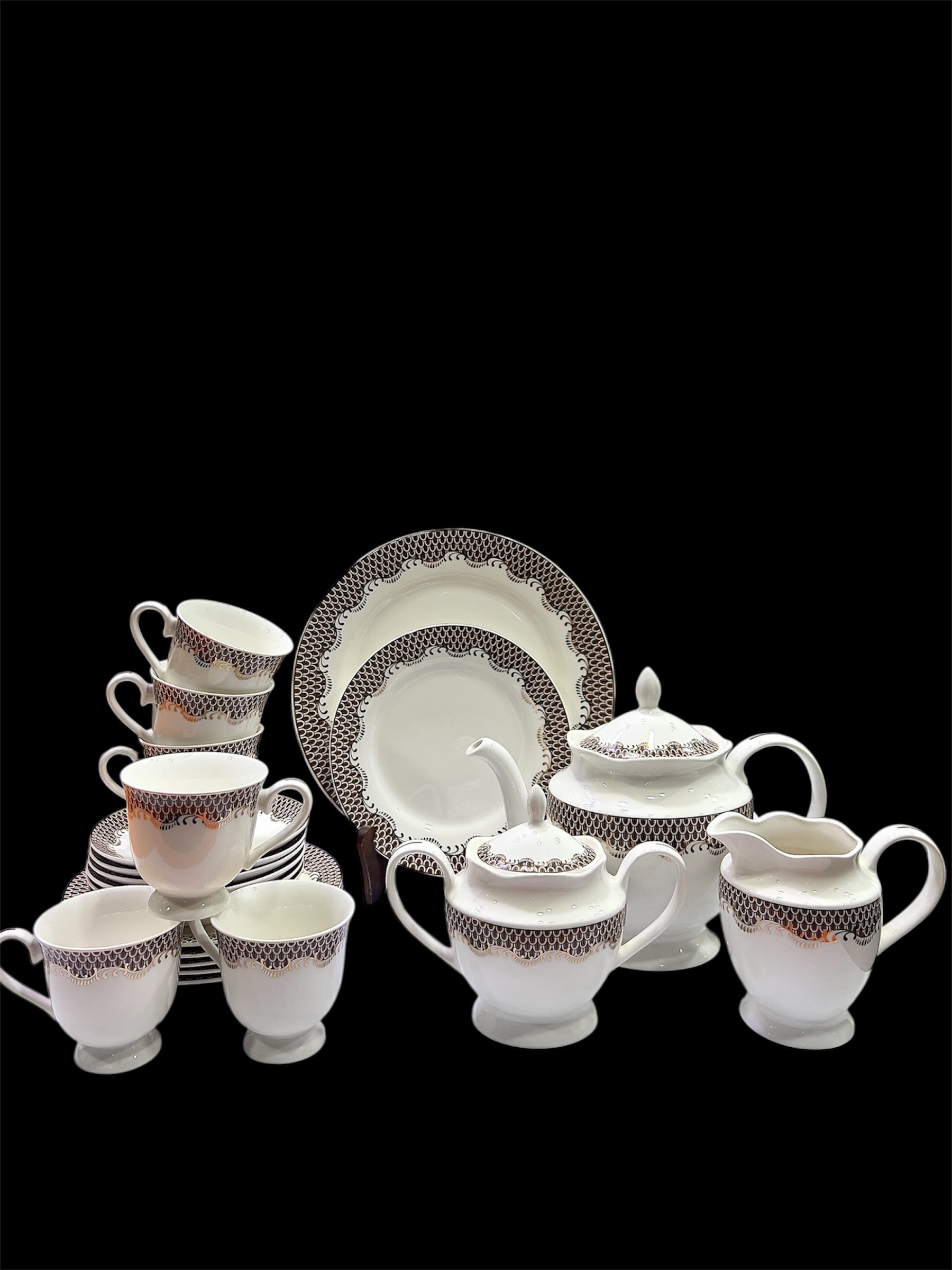 Cherry Velvet Tea Set