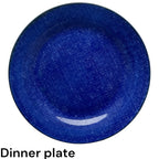 Ocean leaf 24 piece plate set