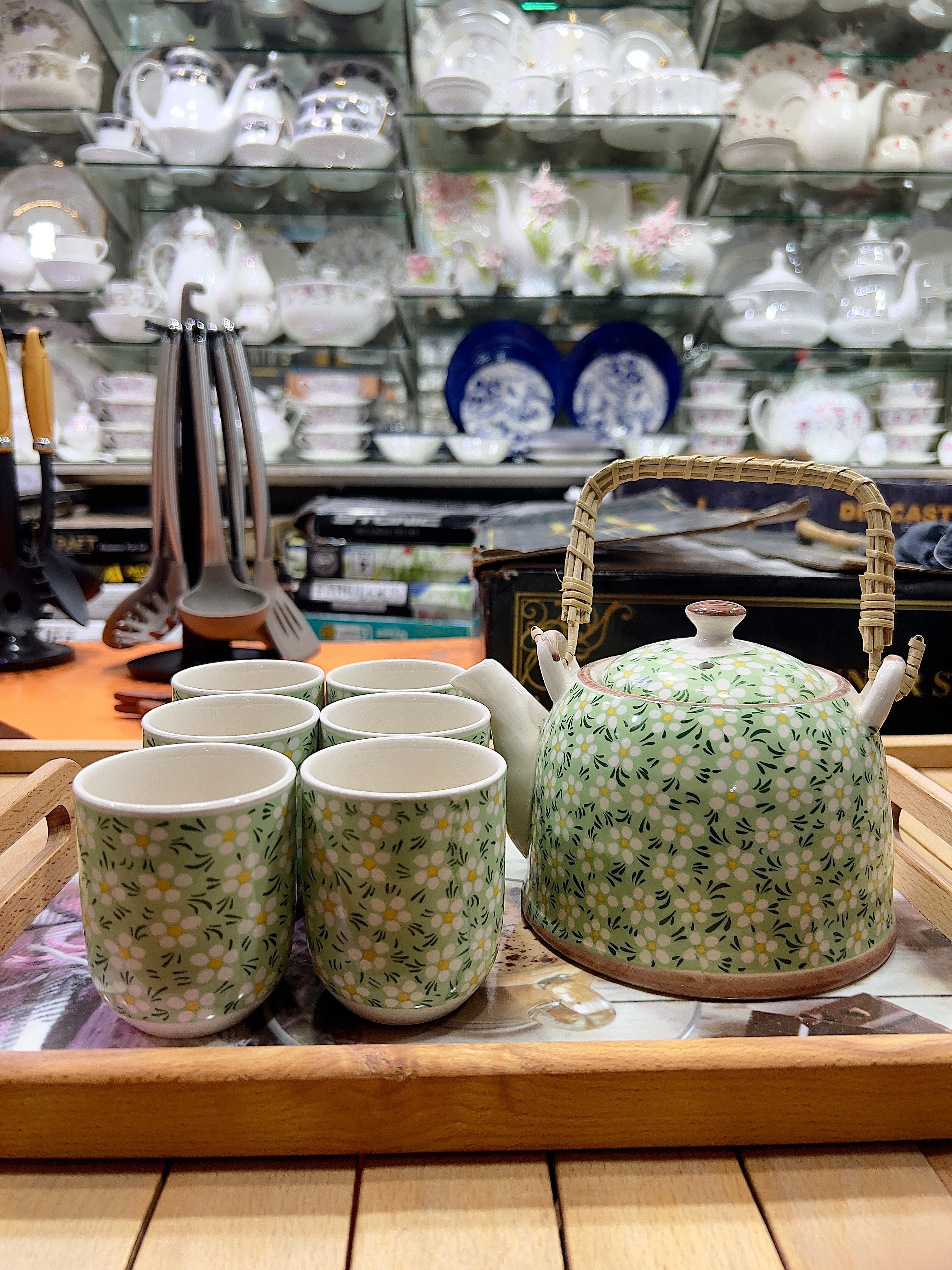 Green Bloom Kahwa Set