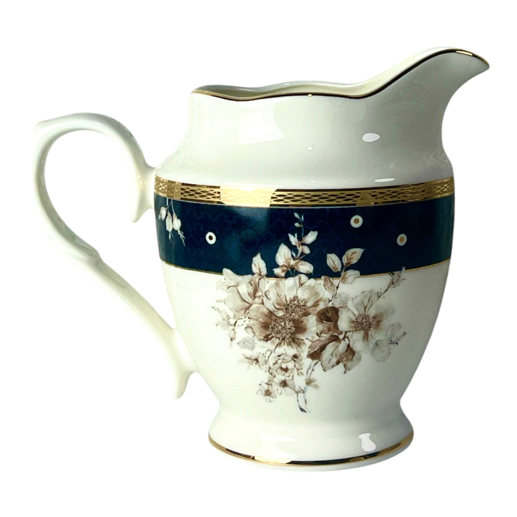 Navy Rose Luxe Tea Set