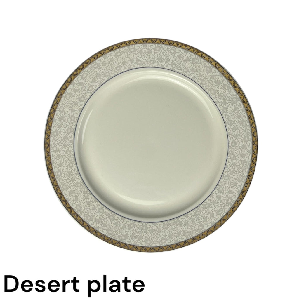Golden Lace Plate Set
