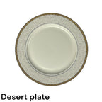Golden Lace Plate Set