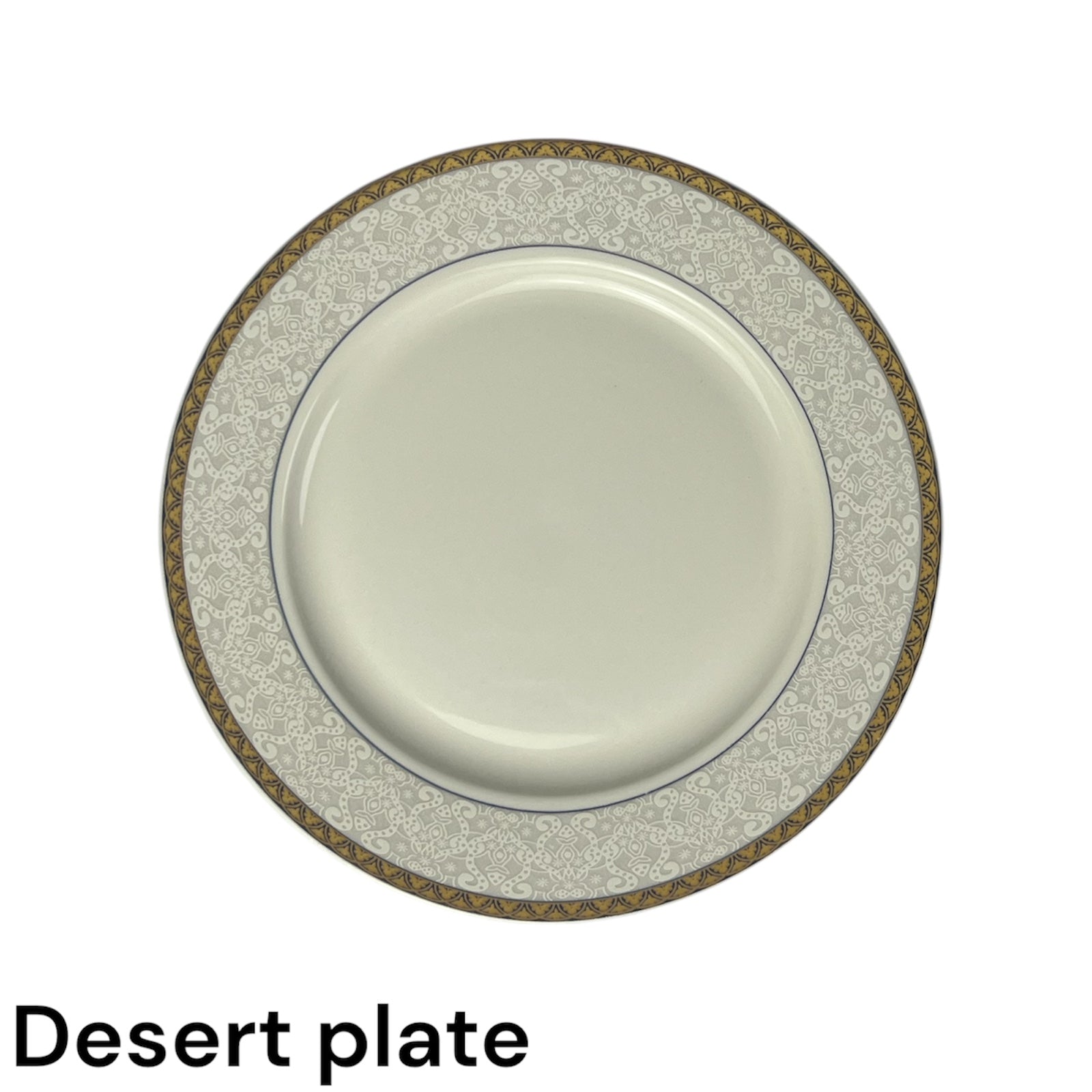 Golden Lace Plate Set