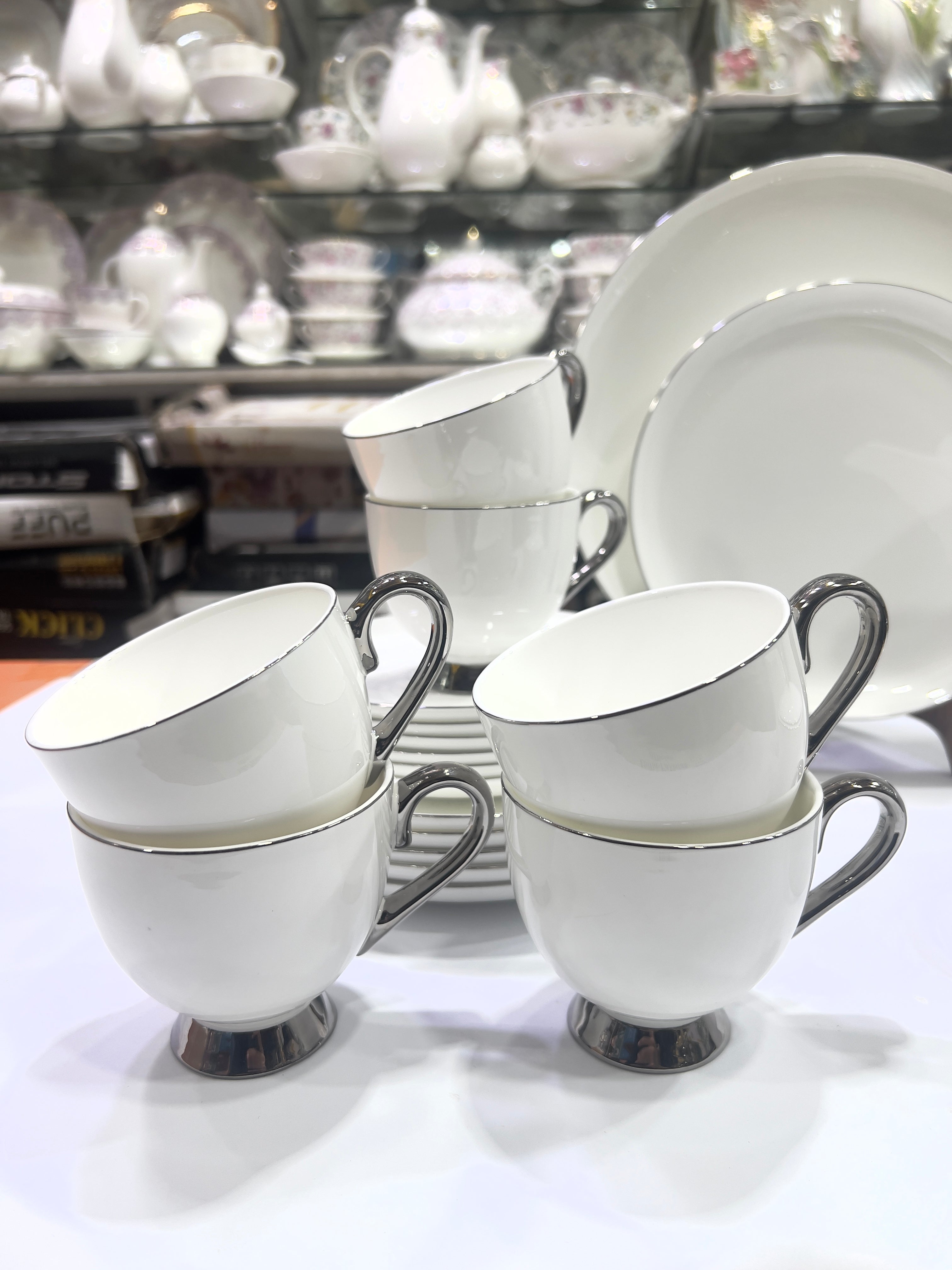Silver Serenity Tea Set