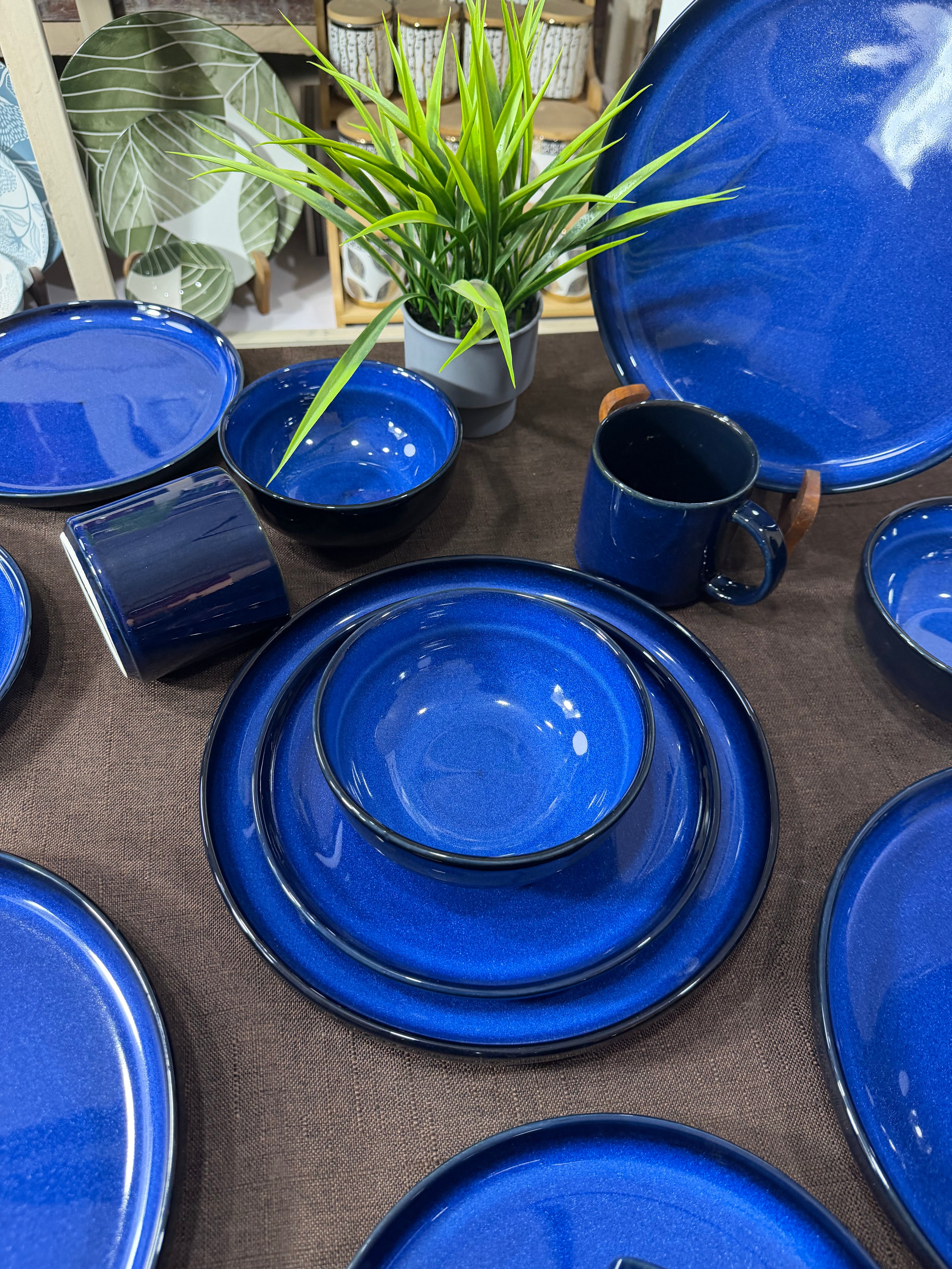 Azure Stoneware Set