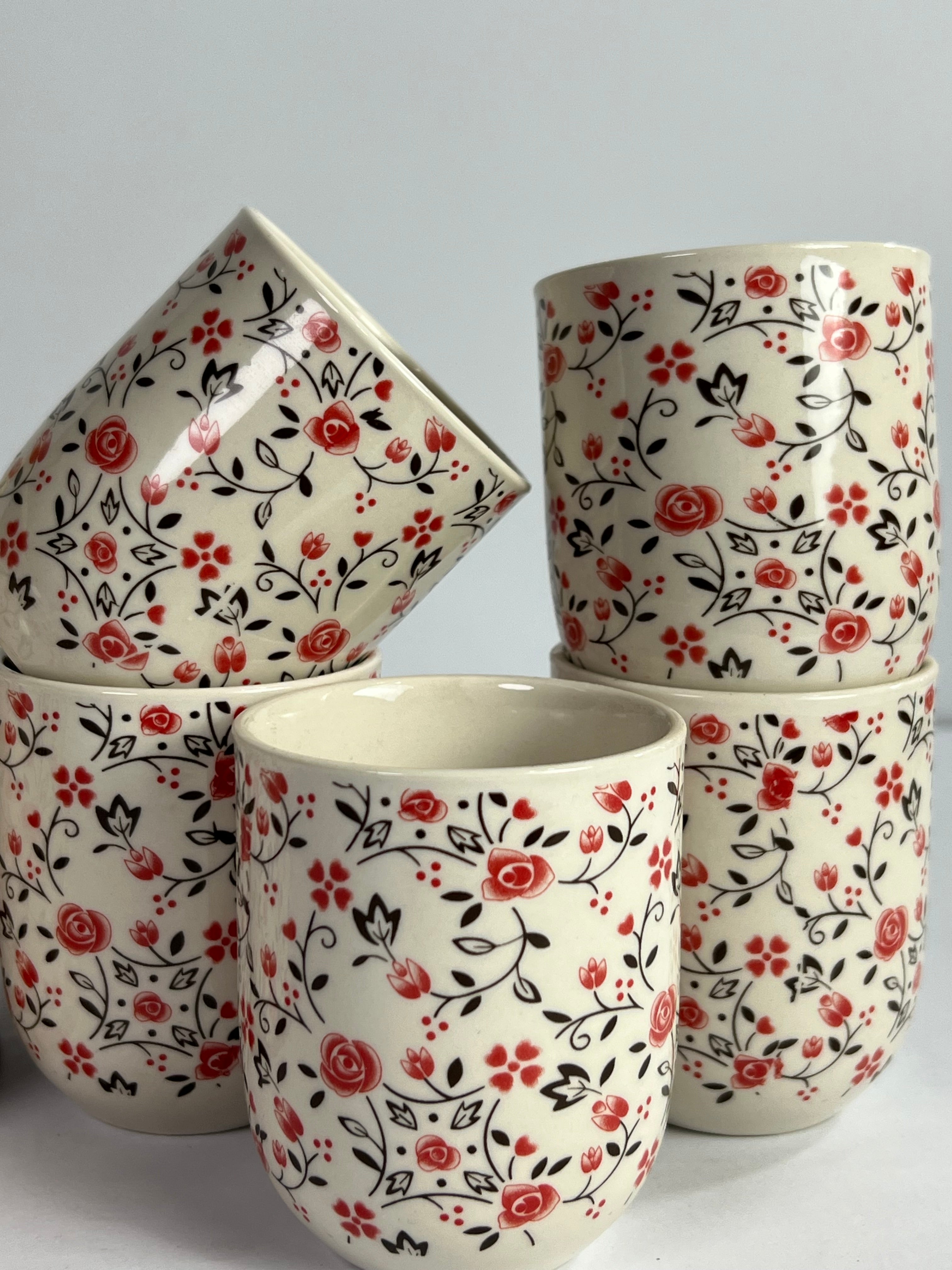 Floral Flame Kahwa Set