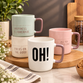 Pastel Bliss Ceramic Mug Set