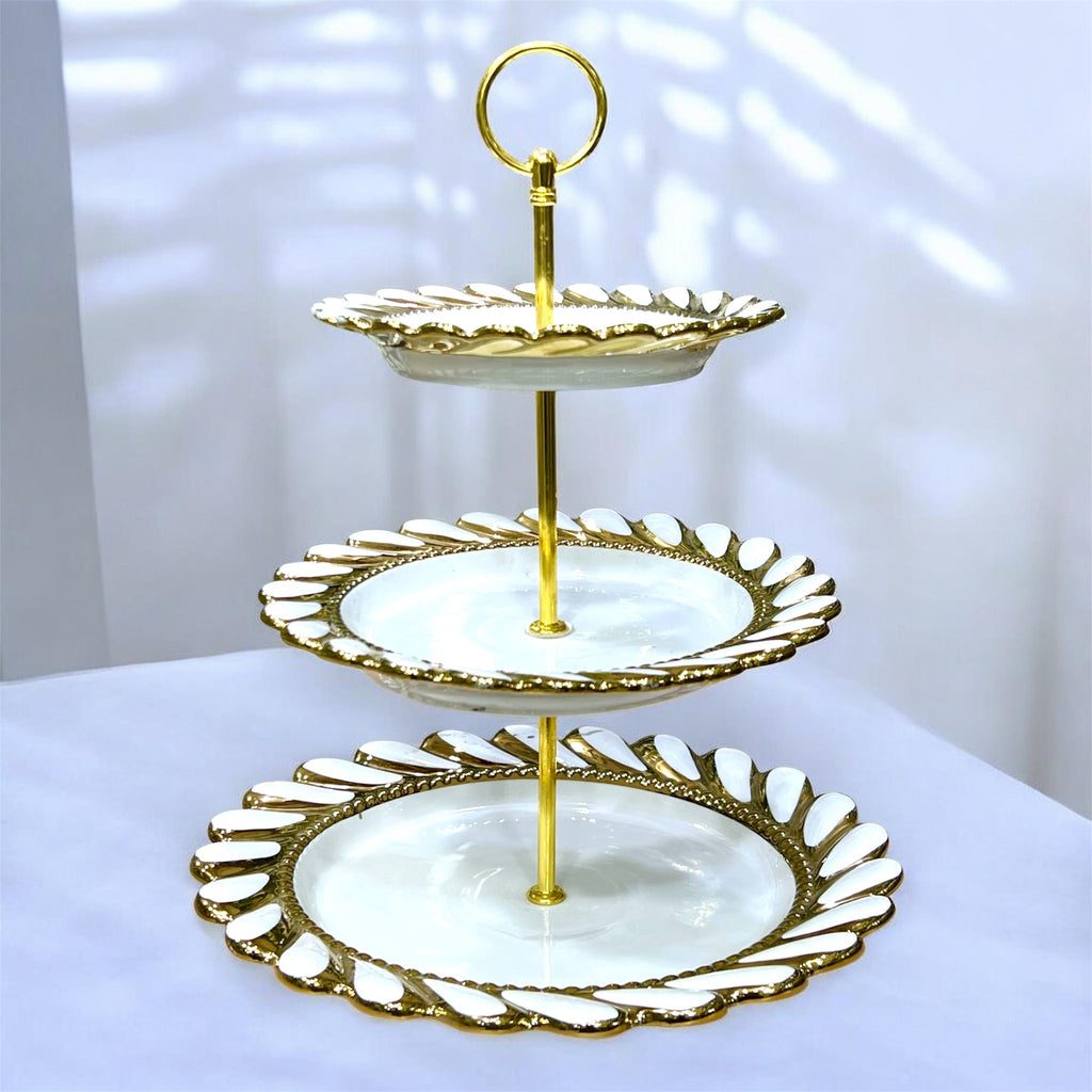 Royal Gold Serving Stand