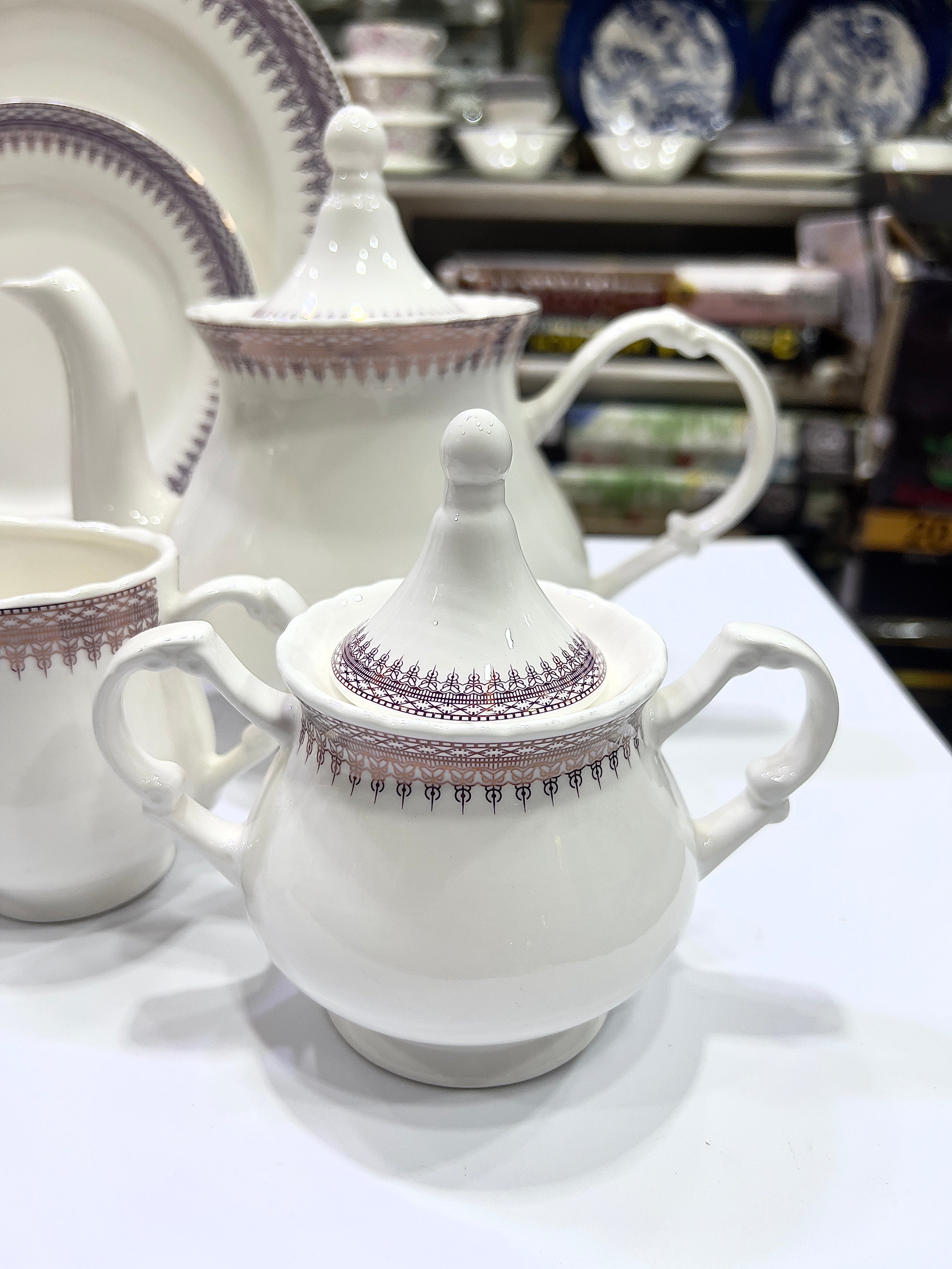 Crown Lace Tea Set