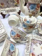Ornate Bloom Tea Set