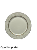 Gilded Petal Plate Set