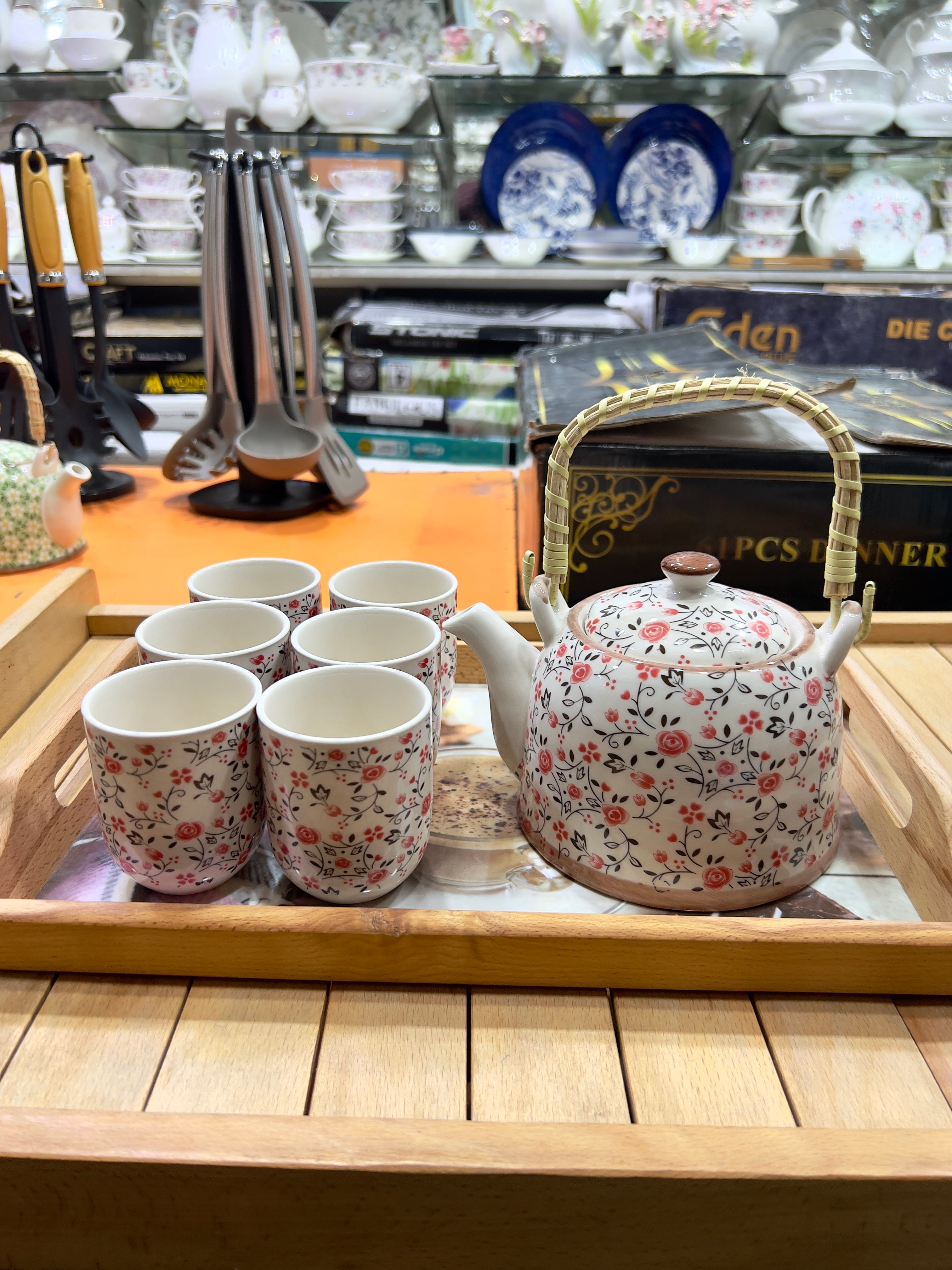 Floral Flame Kahwa Set