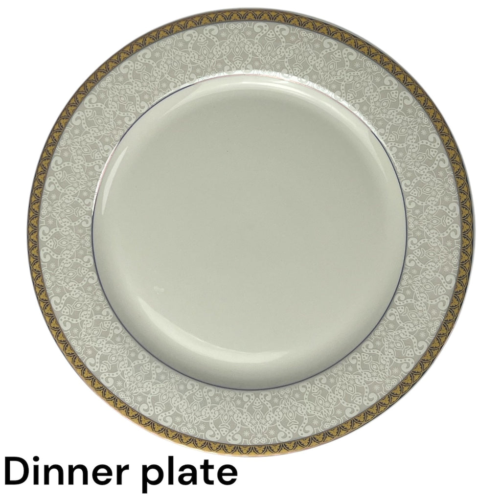 Golden Lace Plate Set