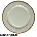 Golden Lace Plate Set