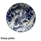 Ocean leaf 24 piece plate set
