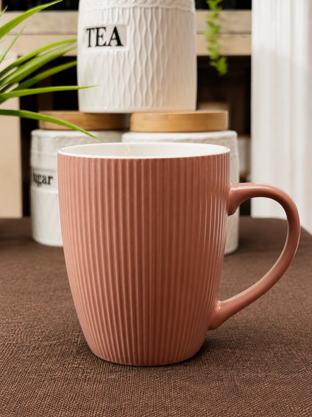 Premium Ribbed Mugs