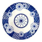 18 Pieces Blue Indigo Plate Set