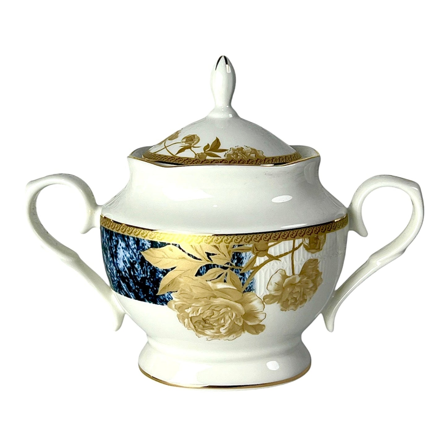 Imperial Midnight Gold Tea Set