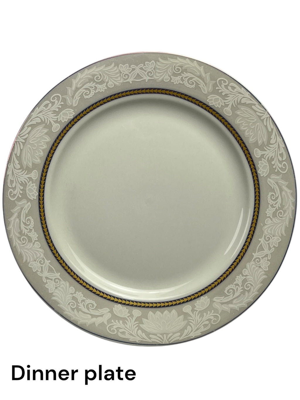 Gilded Petal Plate Set