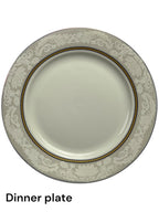 Gilded Petal Plate Set