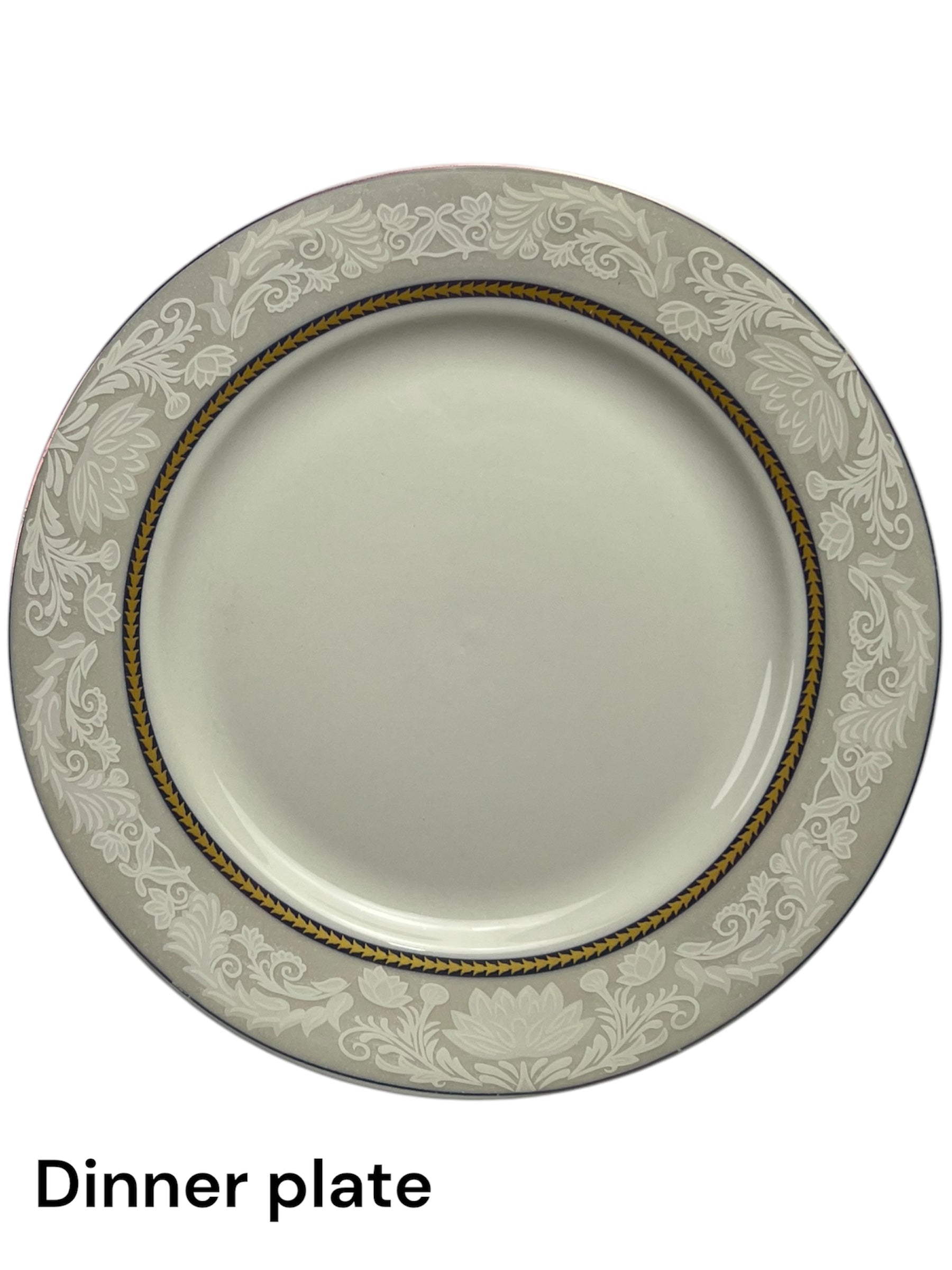 Gilded Petal Plate Set