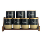 Black And Beige Spice Set