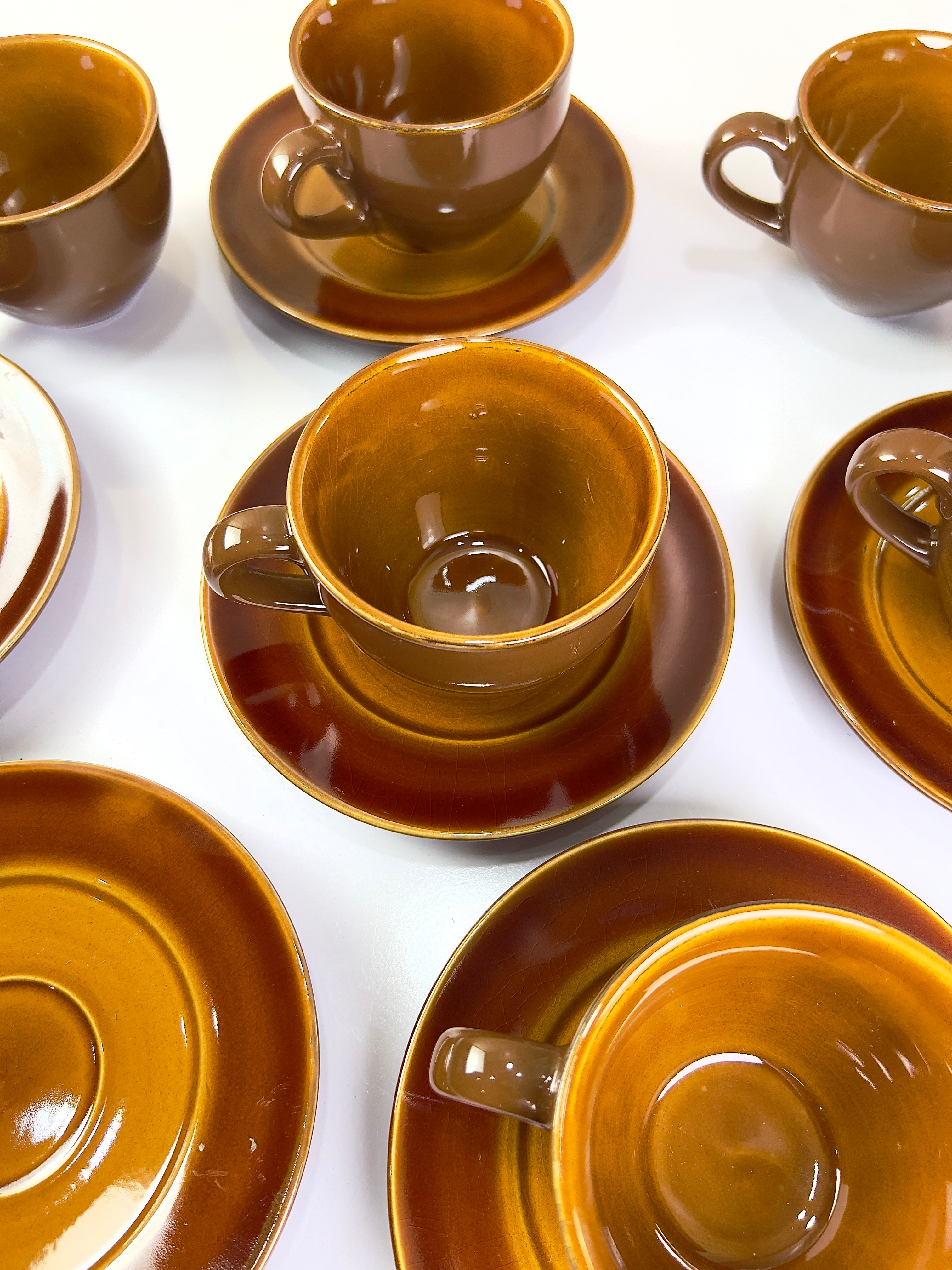 Earth Brew Cups and Saucers