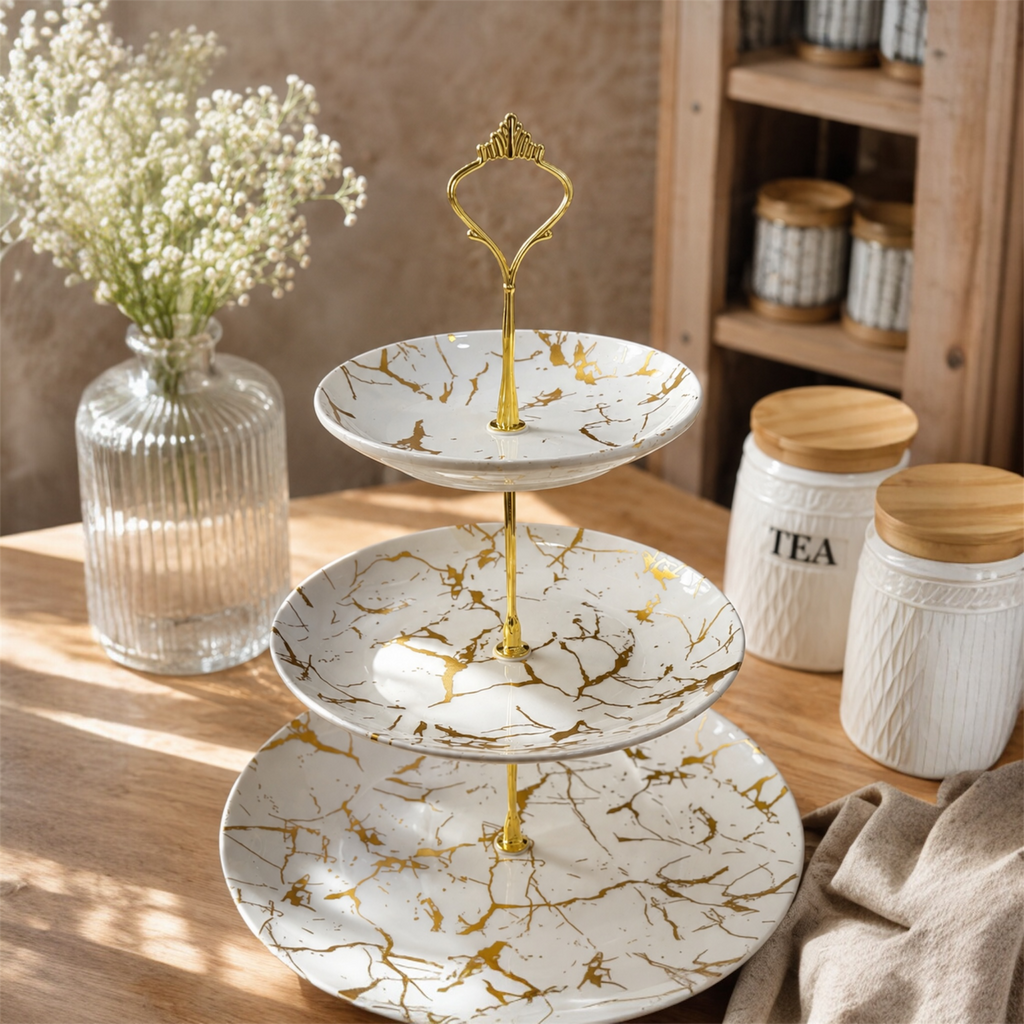 Marble Pastry Stand