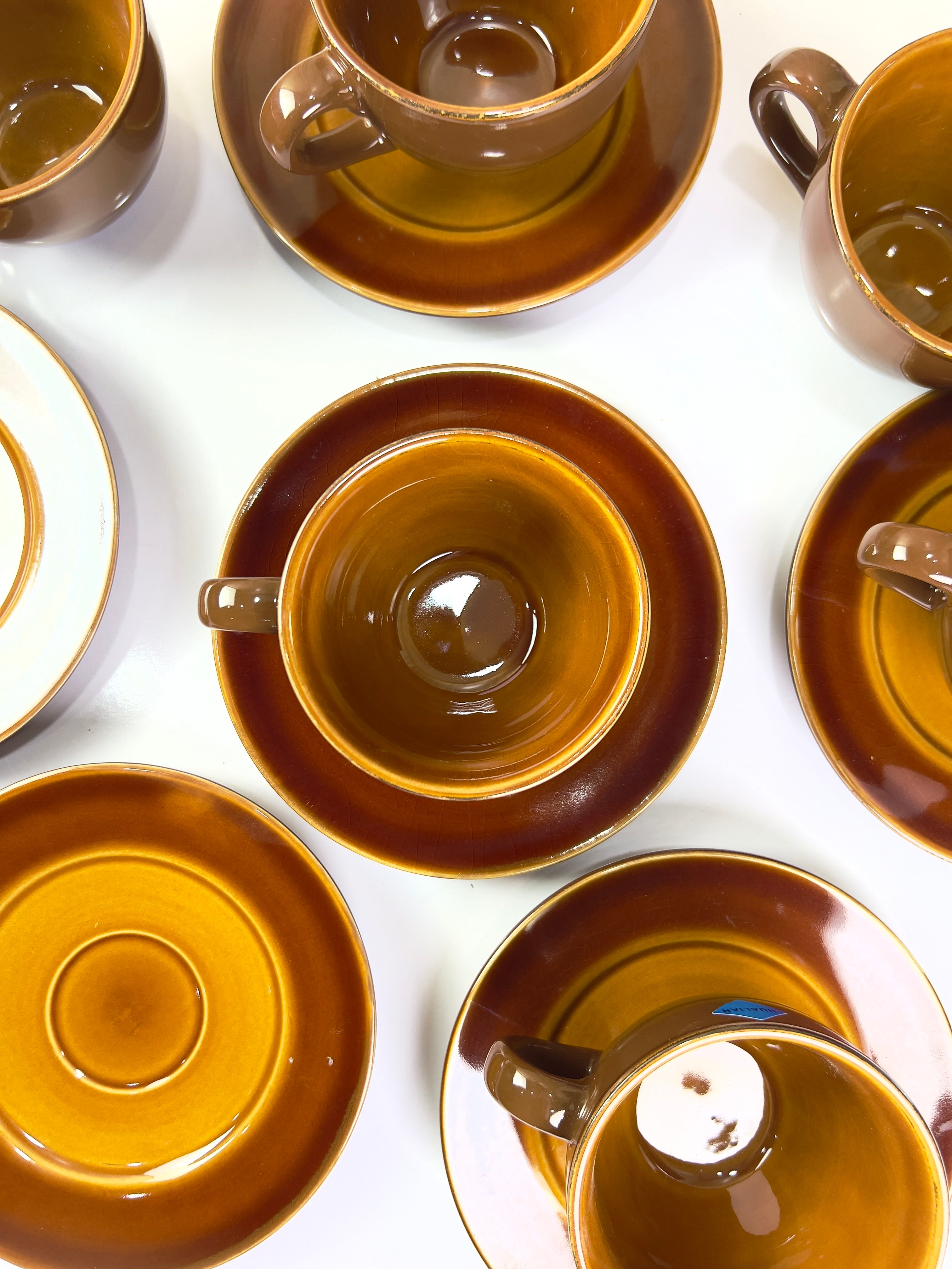 Earth Brew Cups and Saucers