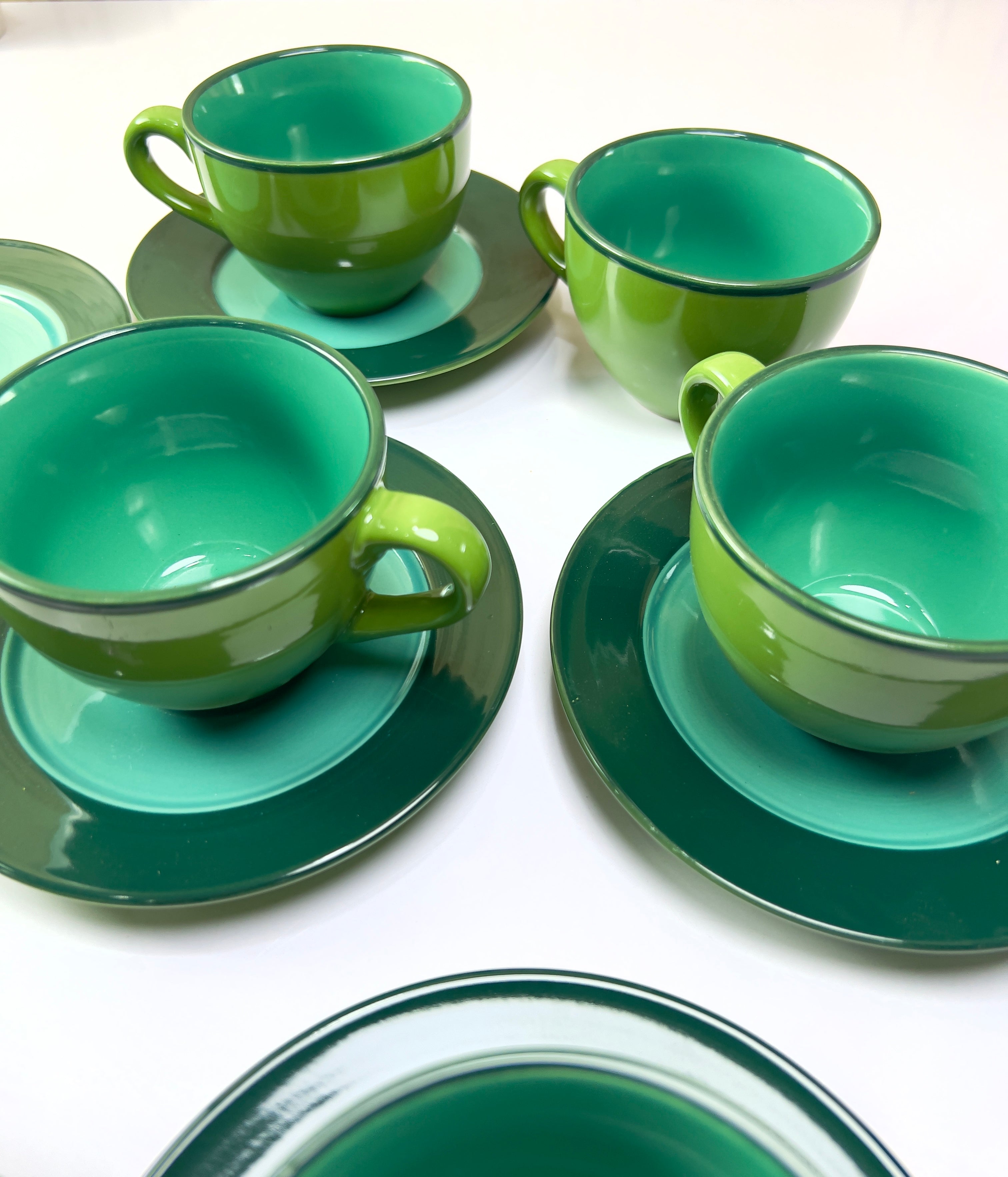 Mintware Cups and Saucers