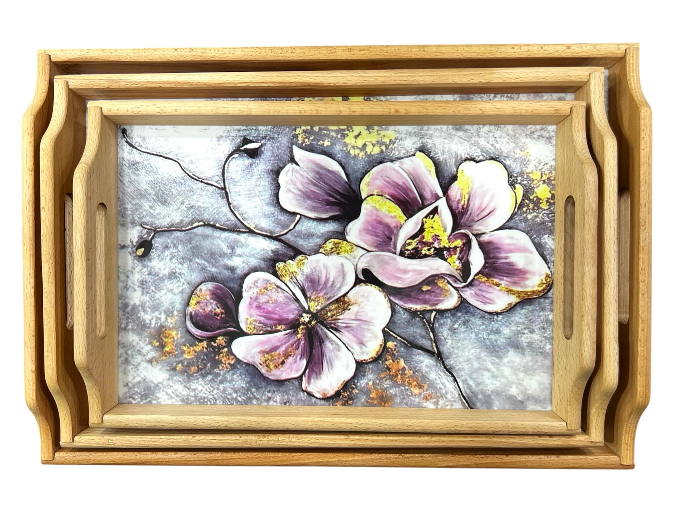 Blossom Glace Tray Set