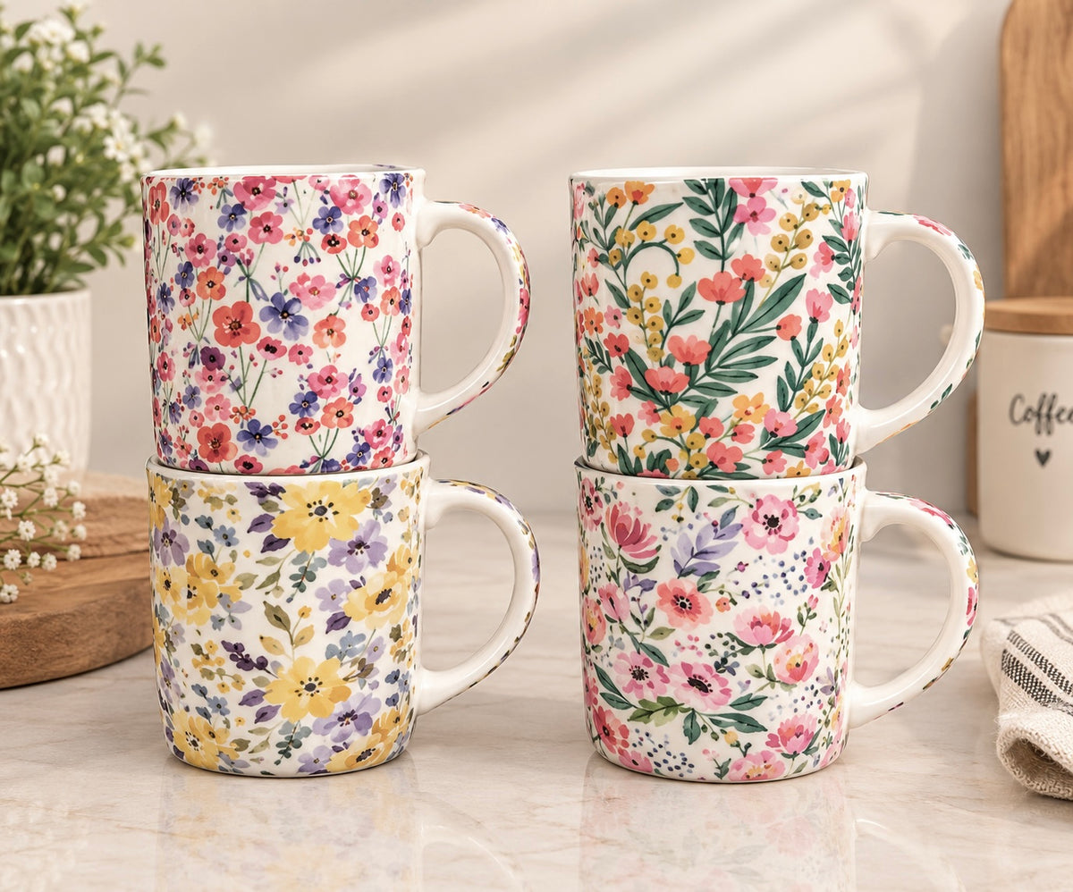 Wild Flower Mug Set