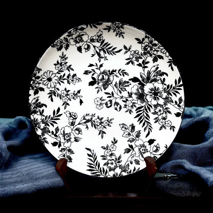 26 Pc Midnight Black Dinner Set